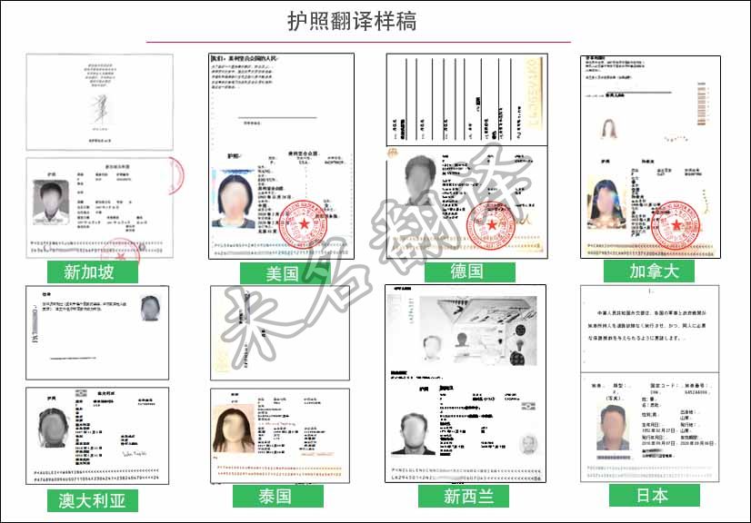 護(hù)照翻譯案例